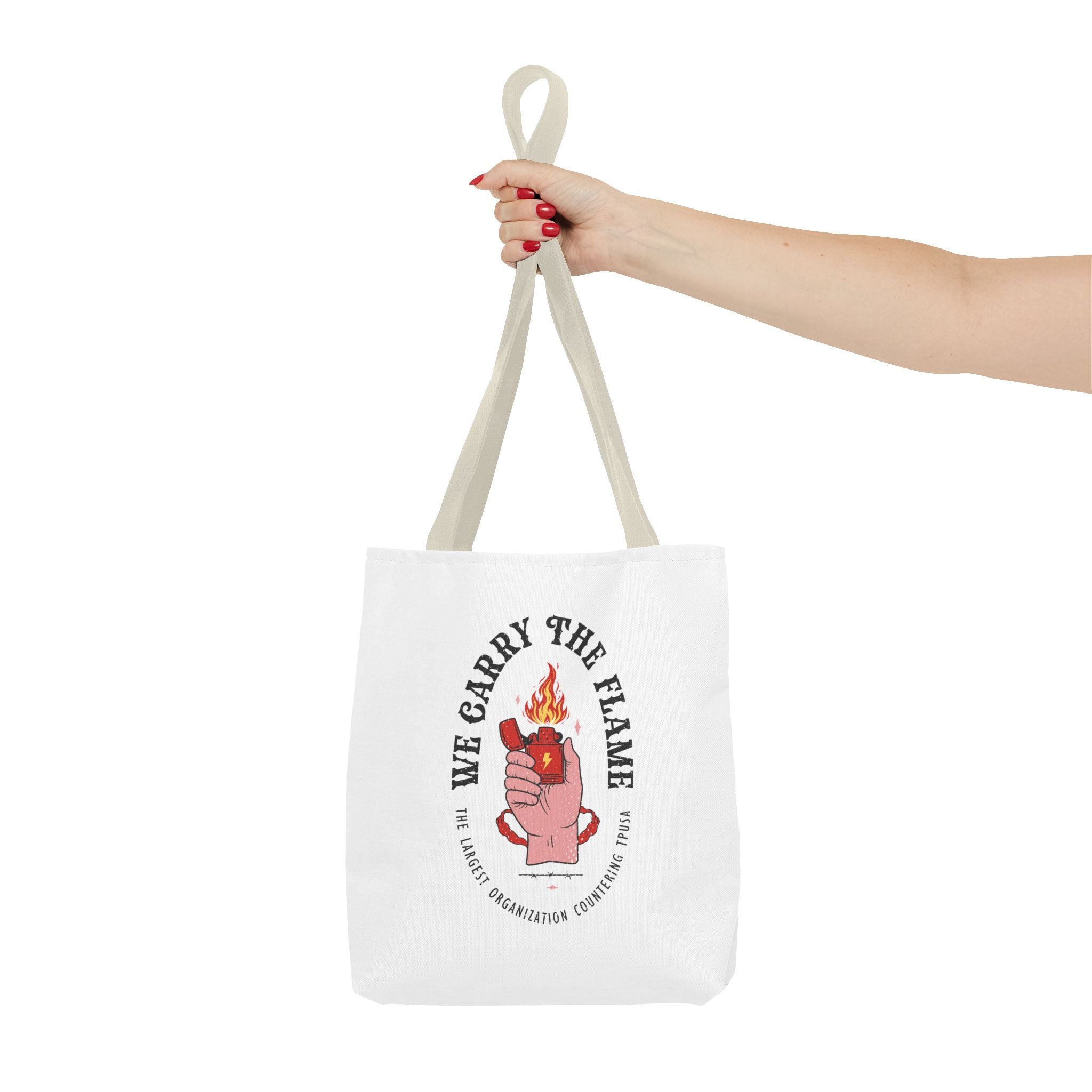 'We Carry The Flame' Tote Bag