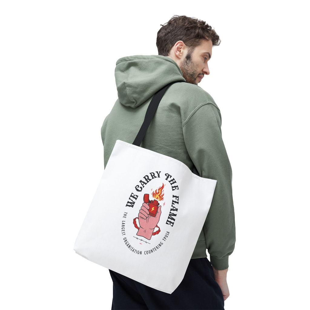'We Carry The Flame' Tote Bag