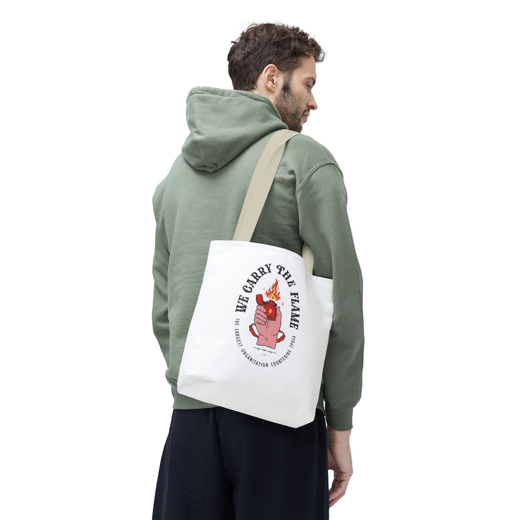 'We Carry The Flame' Tote Bag