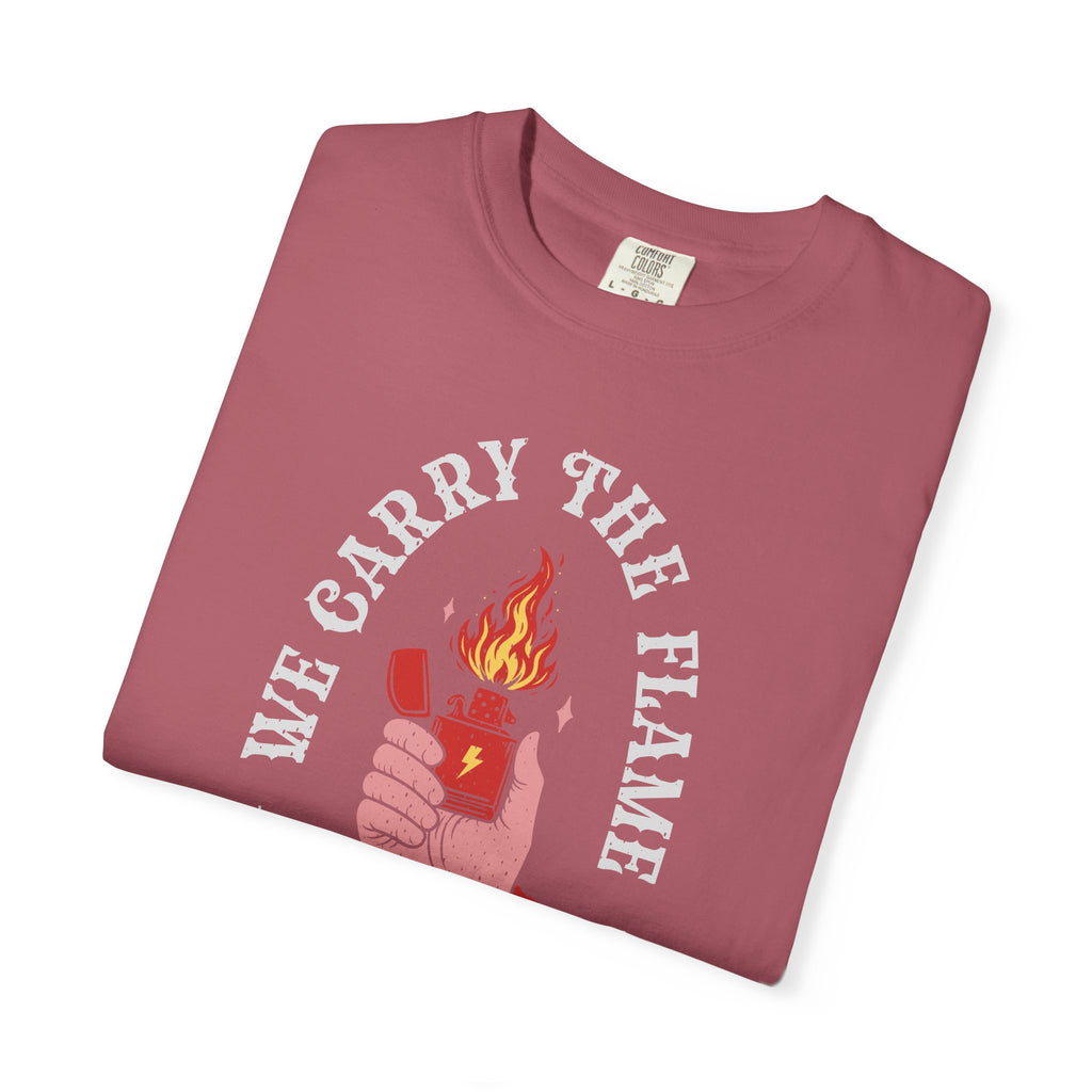 'We Carry the Flame' (Heavyweight Tee)