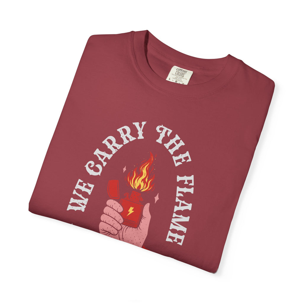 'We Carry the Flame' (Heavyweight Tee)