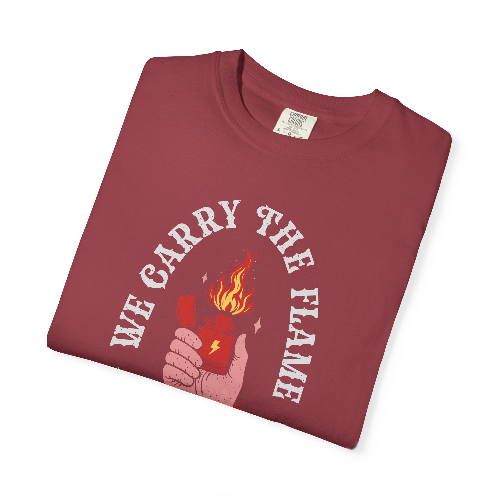 'We Carry the Flame' (Heavyweight Tee)