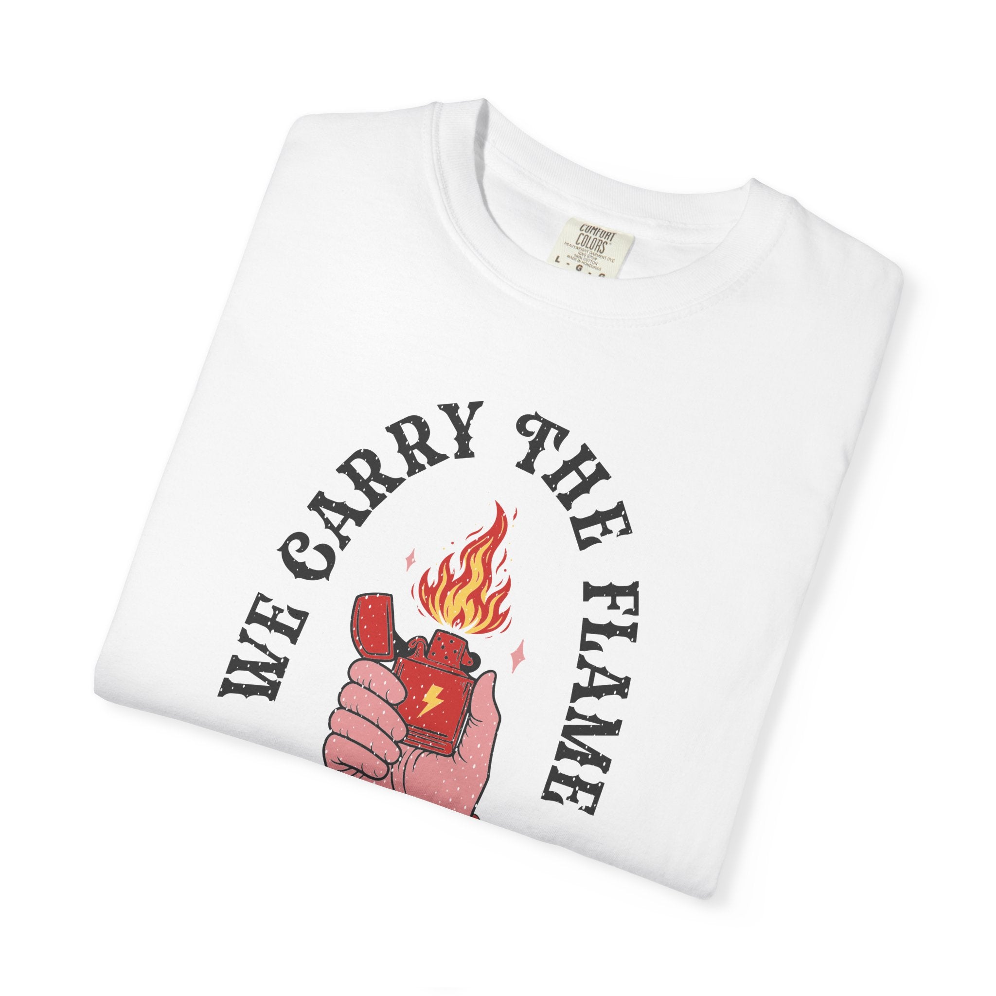 'We Carry the Flame' (Heavyweight Tee)