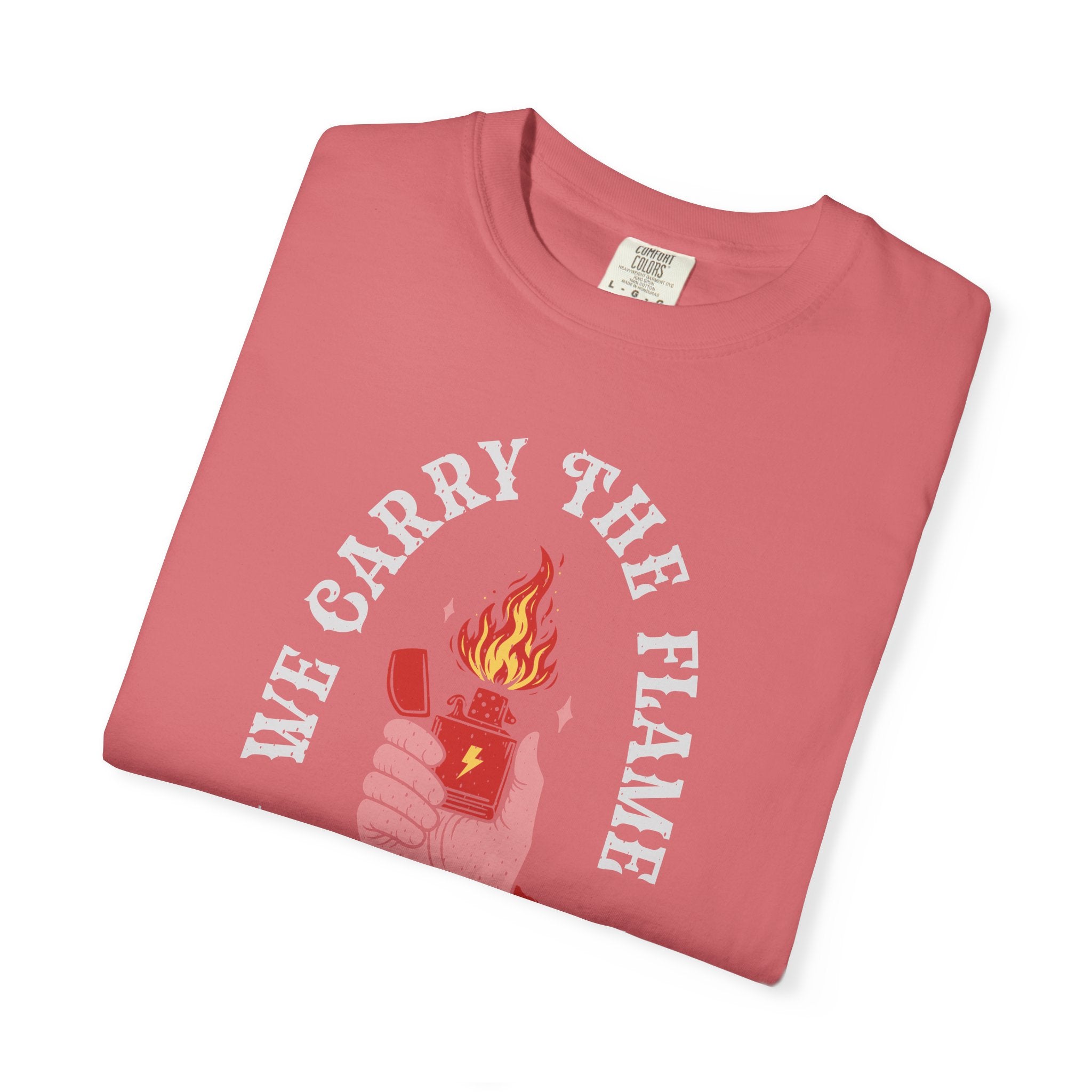 'We Carry the Flame' (Heavyweight Tee)
