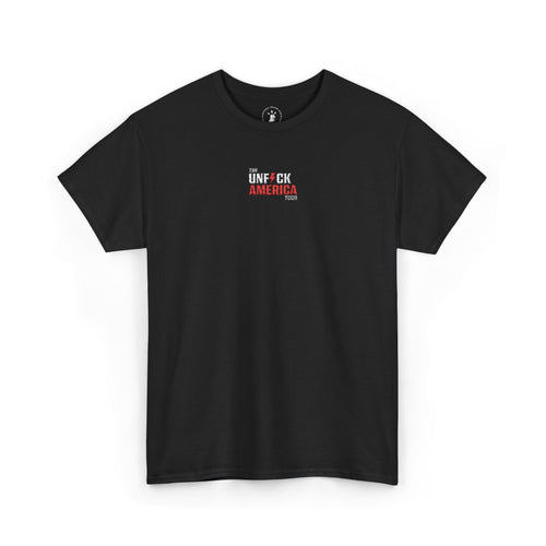 'Unf*ck America' (Embroided Minimalist Tee)
