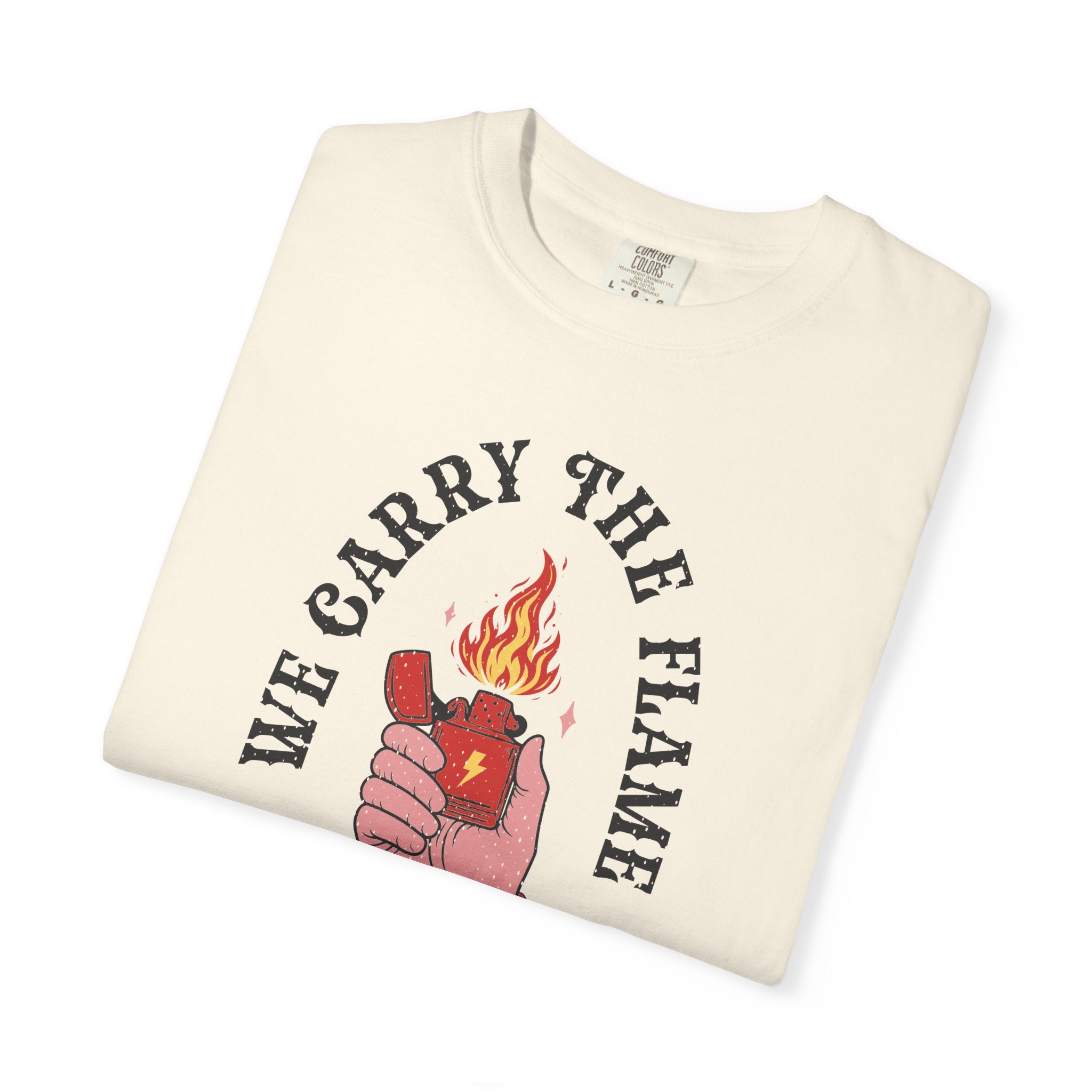 'We Carry the Flame' (Heavyweight Tee)