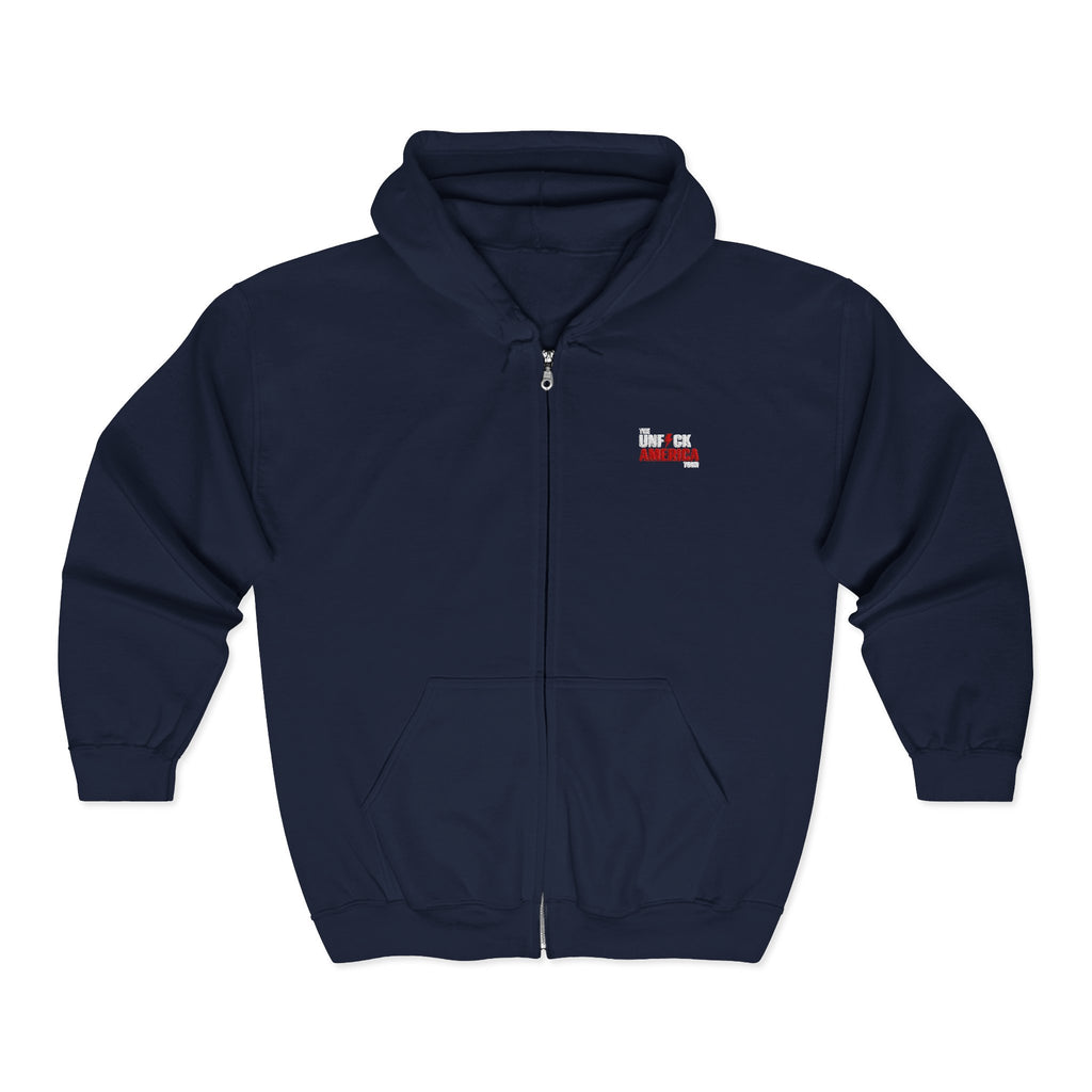 'Unf*ck America' (Zip Hoodie)
