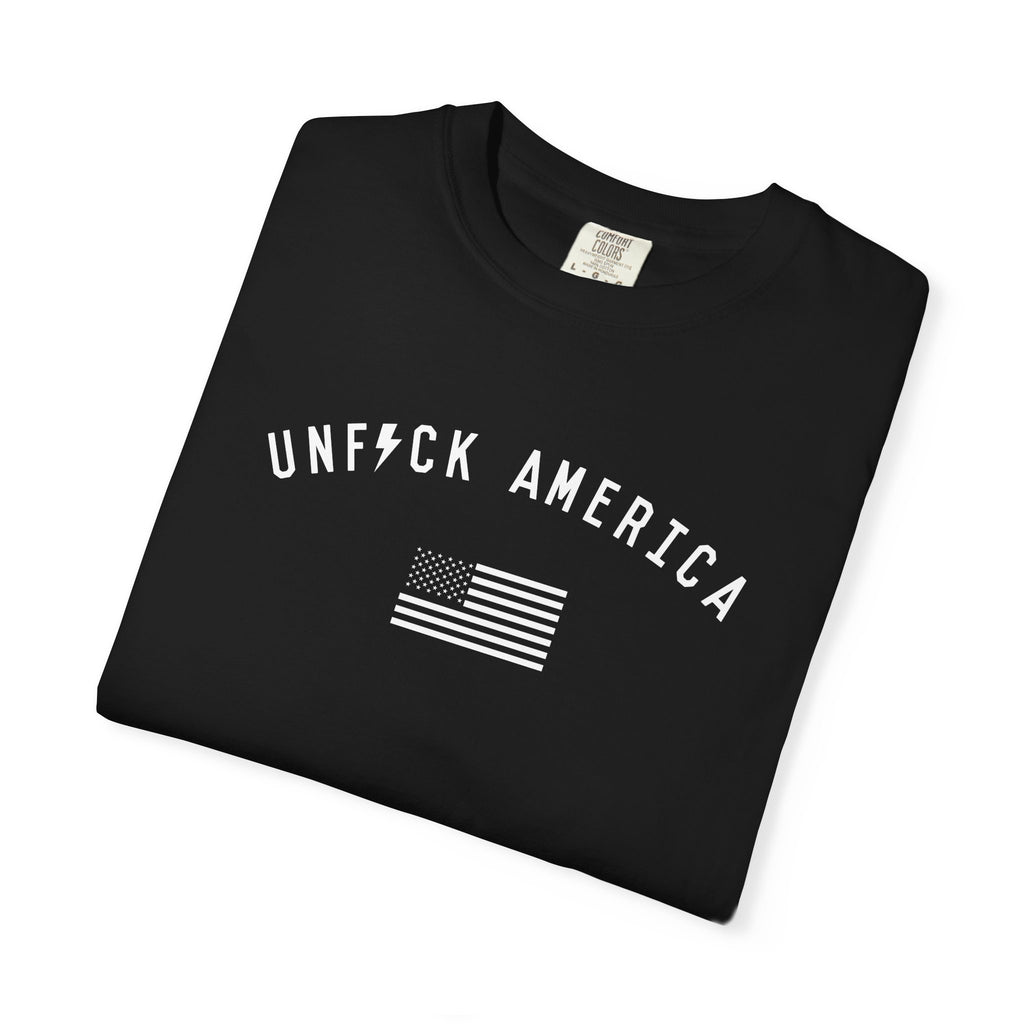 'UNF*CK AMERICA' (Heavyweight Tee)