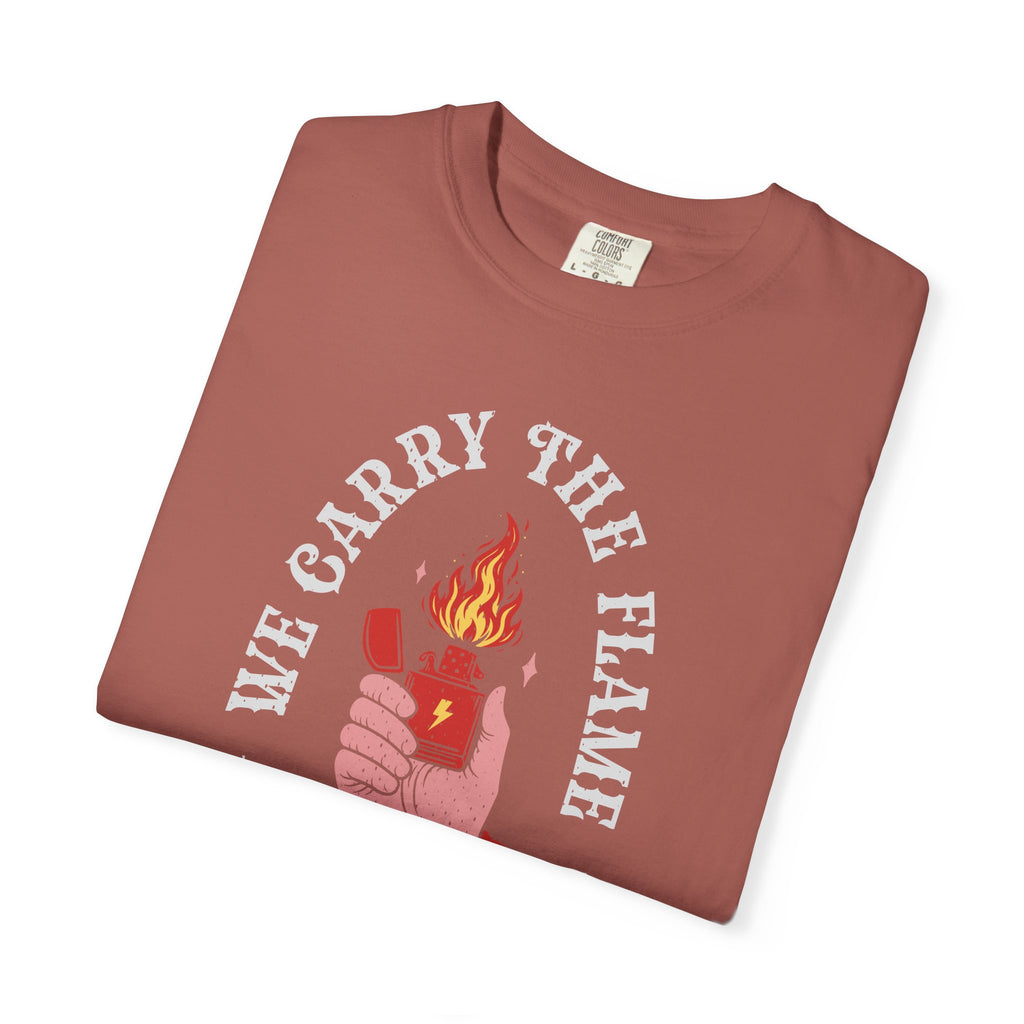 'We Carry the Flame' (Heavyweight Tee)