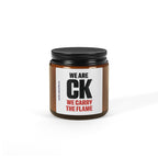 Scented Candle — “We Are CK, We Carry The Flame” Amber Soy Jar