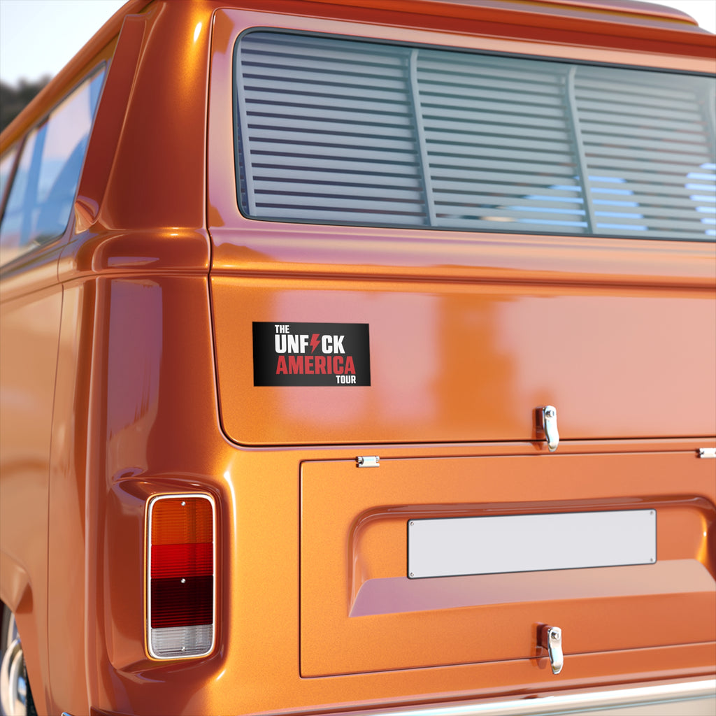 The UNF*CK AMERICA Tour (Bumper Sticker)
