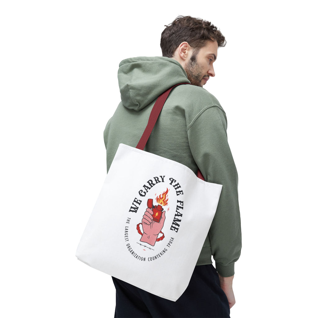 'We Carry The Flame' Tote Bag