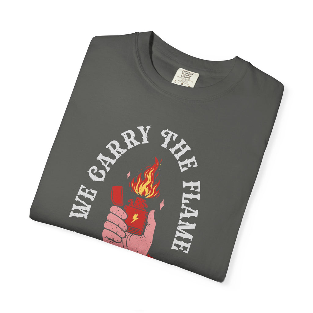 'We Carry the Flame' (Heavyweight Tee)
