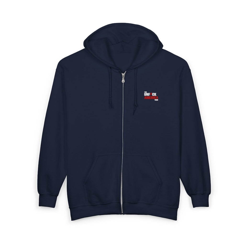 'Unf*ck America' (Zip Hoodie)