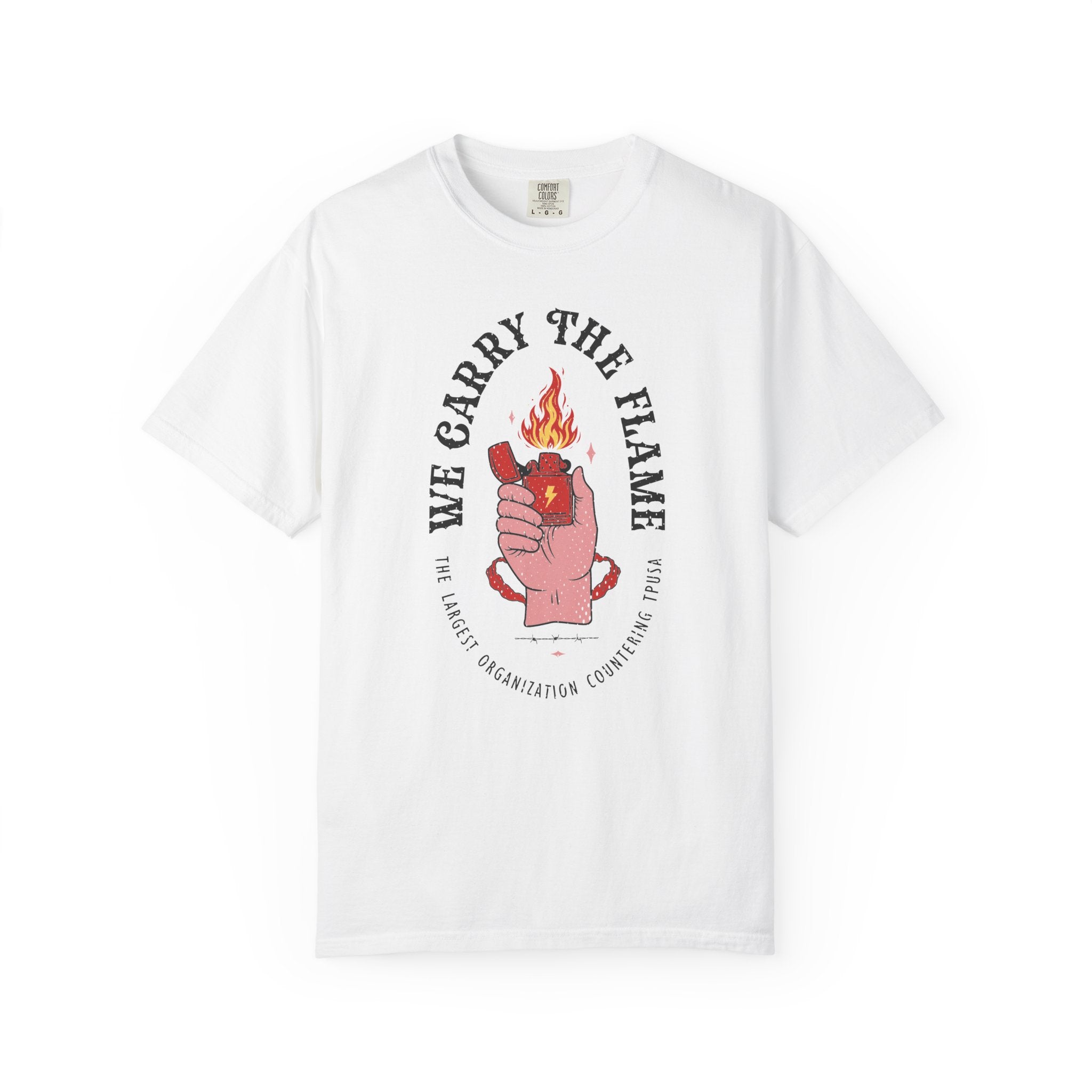 'We Carry the Flame' (Heavyweight Tee)