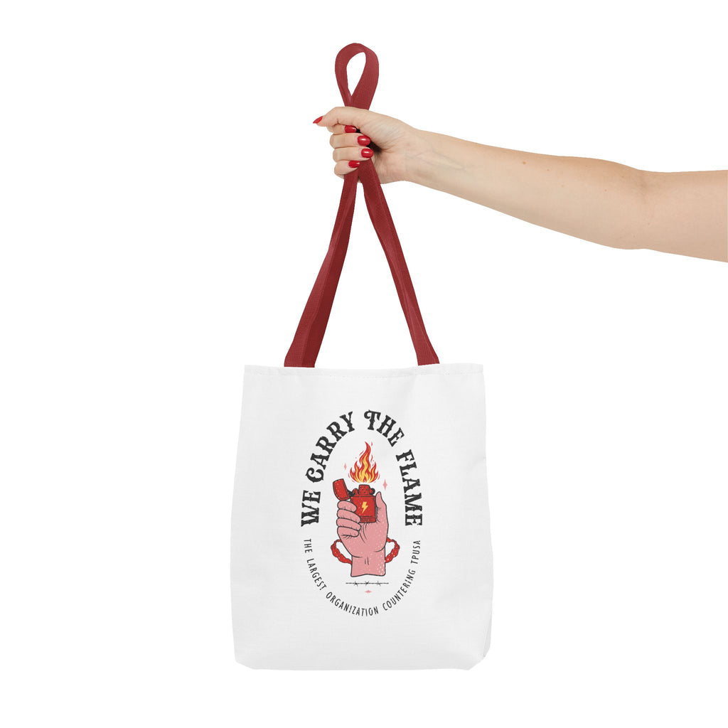 'We Carry The Flame' Tote Bag