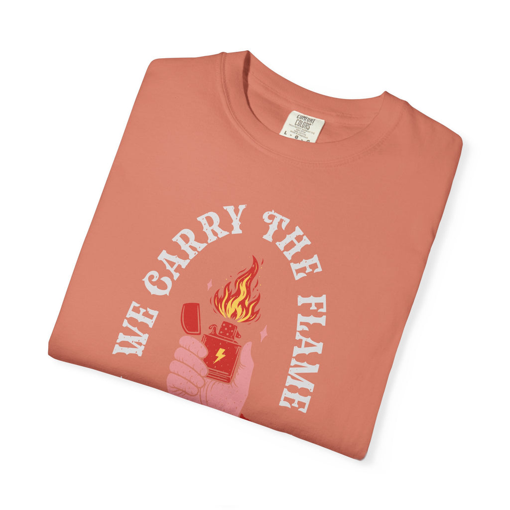 'We Carry the Flame' (Heavyweight Tee)