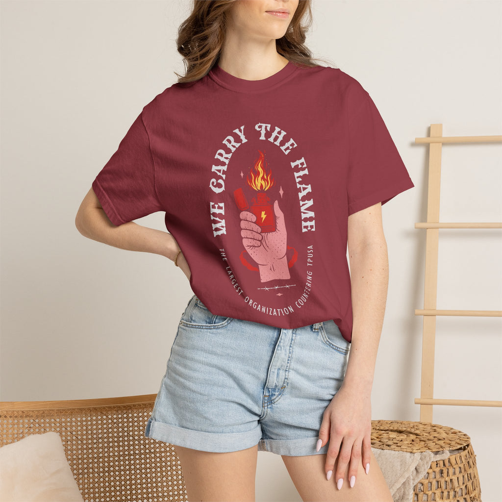 'We Carry the Flame' (Heavyweight Tee)