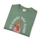 'We Carry the Flame' (Heavyweight Tee)